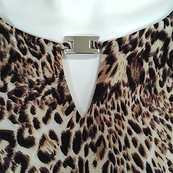 I LE New York Animal Print Dress. Size 8 - Picture 3 of 12